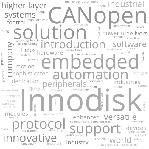 Innodisk Delivers the Future of Automation with CANopen Support